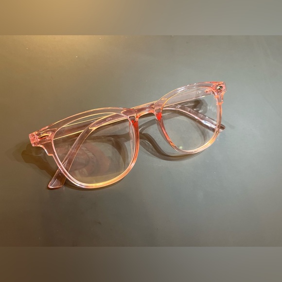 Brand New! Unused! Blue light protection glasses. Pair of Pink and White. - Picture 7 of 8